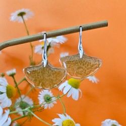 boucles d'oreilles ginkgo