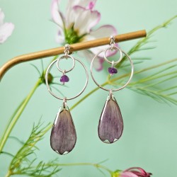 boucles d'oreilles cosmos