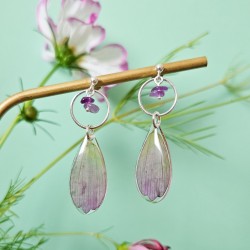 boucles d'oreilles cosmos