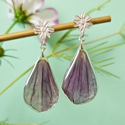 boucles d'oreilles cosmos