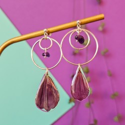 boucles d'oreilles cosmos