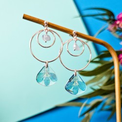 boucles d'oreilles lobélia