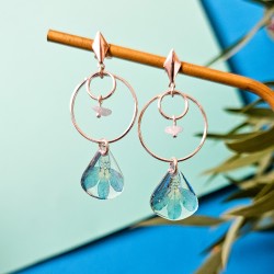 boucles d'oreilles lobélia