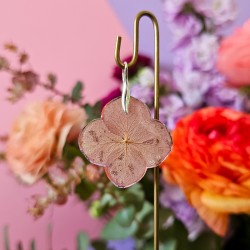 hortensia rose pendentif