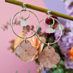 hortensia rose boucles...