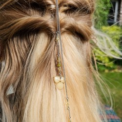 double chaînes de cheveux...