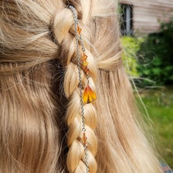double chaînes de cheveux...