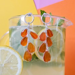 cosmos boucles d'oreilles