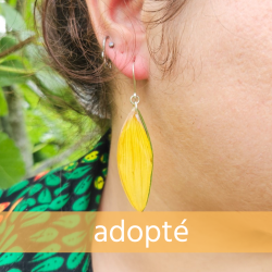 tournesols boucles d'oreilles