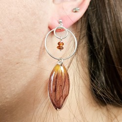 tournesols boucles d'oreilles