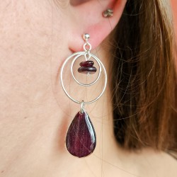 cosmos boucles d'oreilles