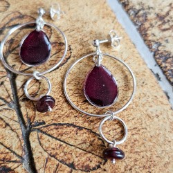 cosmos boucles d'oreilles