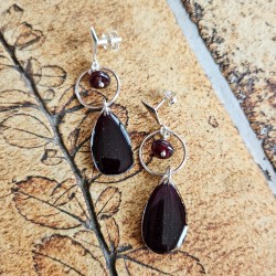 cosmos boucles d'oreilles